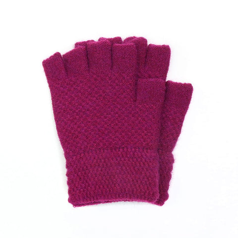 POM Peace Of Mind Fingerless Gloves - Magenta