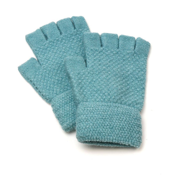 POM Peace Of Mind Fingerless Gloves - Aqua