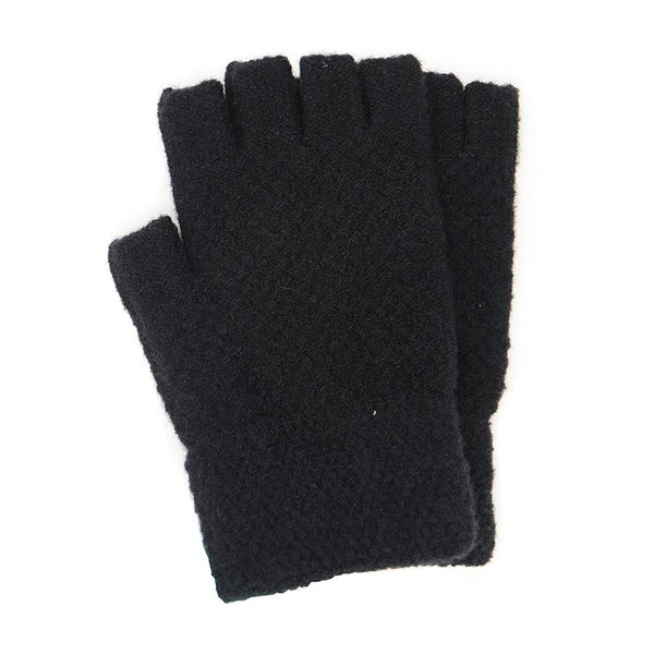 POM Peace Of Mind Fingerless Gloves - Black