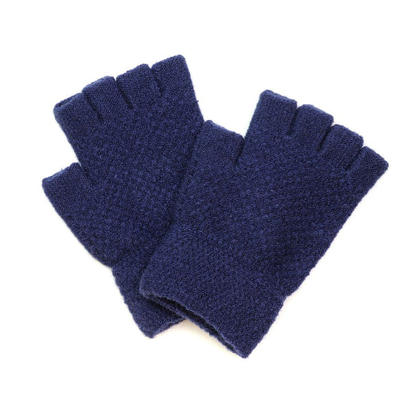 POM Peace Of Mind Fingerless Gloves - Navy