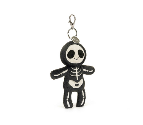 Jellycat Skeleton Bob Bag Charm