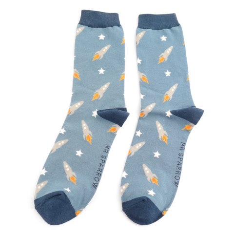 Mr Heron Socks Rockets Denim