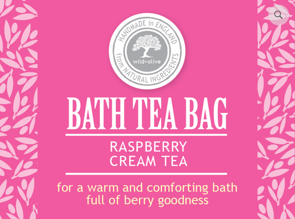 Bath Tea Bag - Raspberry Cream Tea