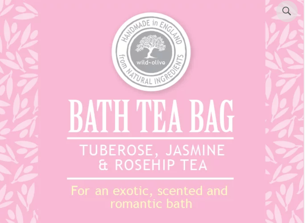 Bath Tea Bag - Tuberose, Jasmine & Rosehip Tea